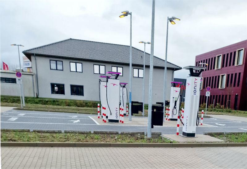 einzelne Außenleuchte